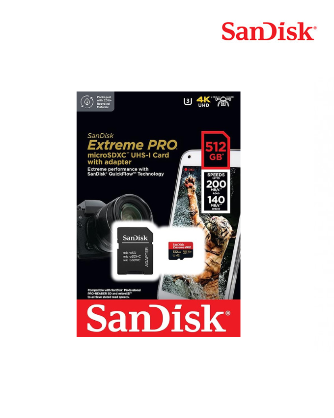 SanDisk Extreme PRO 512GB microSDXC card